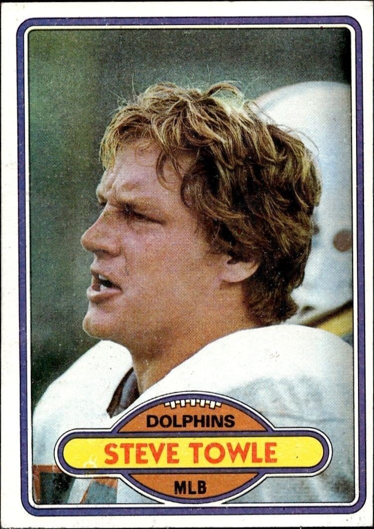 1980 Topps Steve Towle #461 trading card