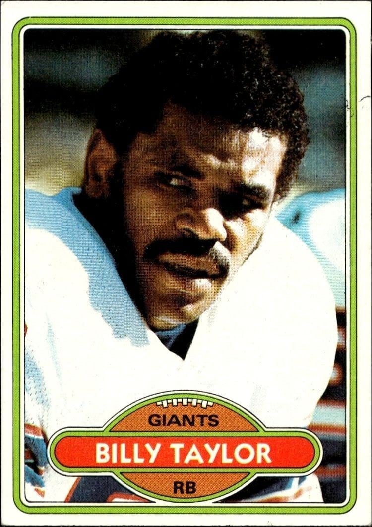 1980 Topps Billy Taylor #309 trading card