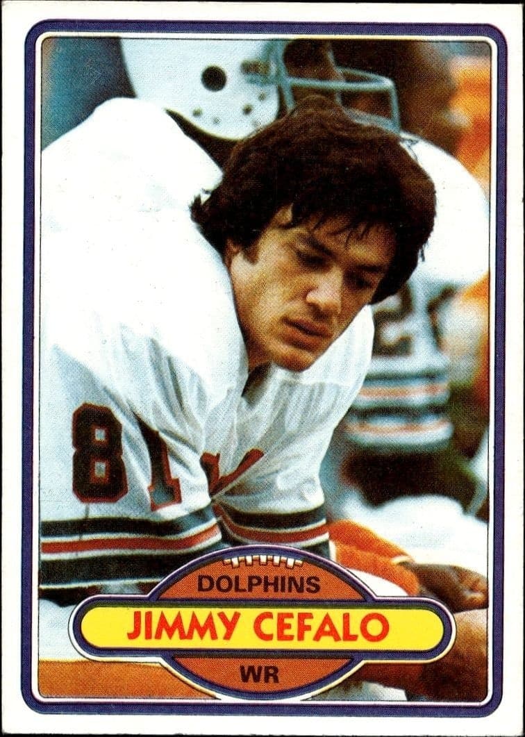 1980 Topps Jimmy Cefalo #158 trading card