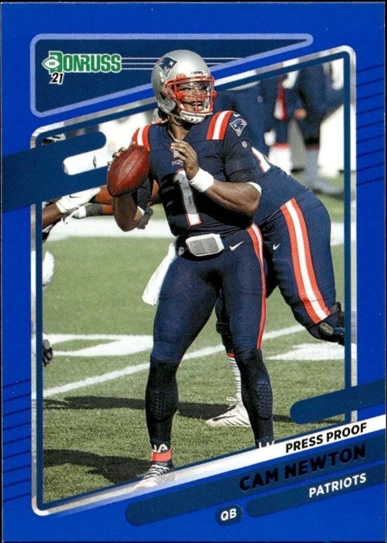 2021 Panini Donruss Cam Newton #46 trading card