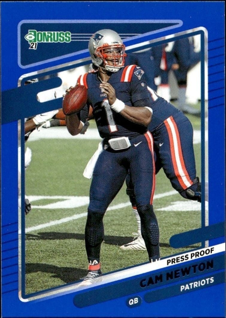 2021 Panini Donruss Cam Newton #46 trading card