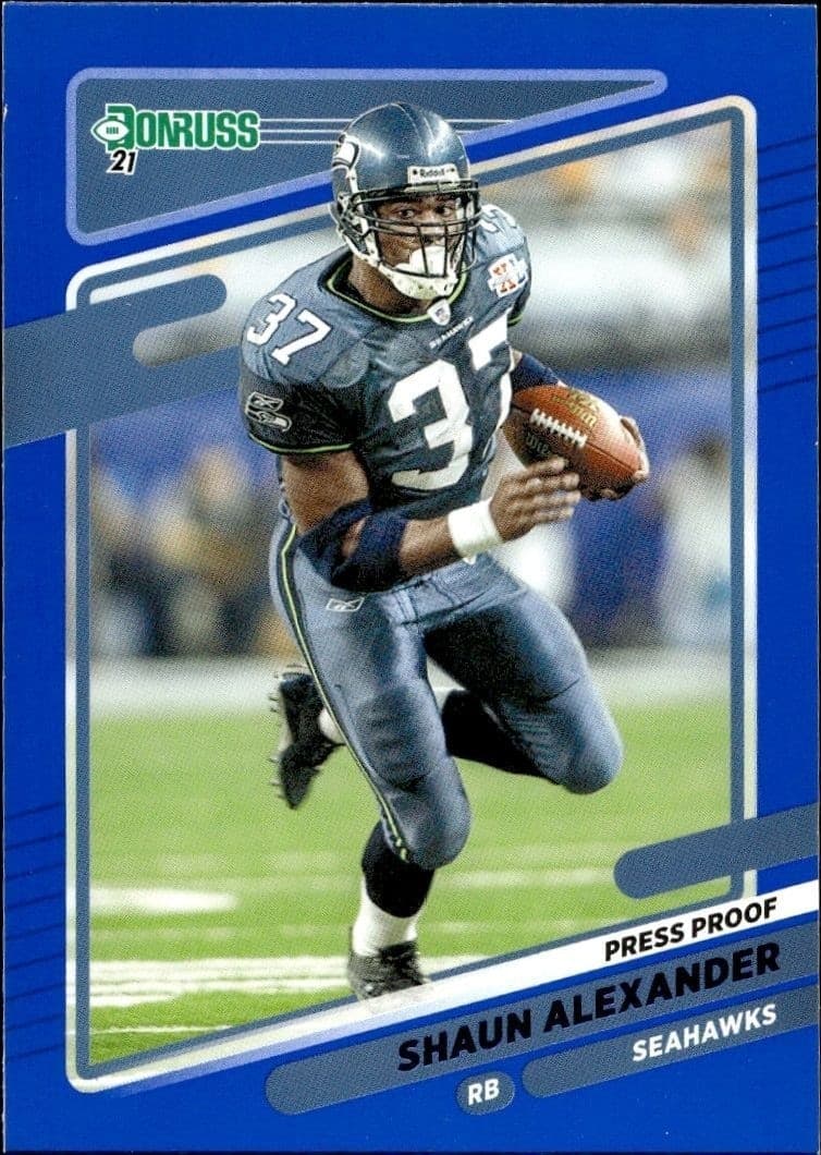 2021 Panini Donruss Shaun Alexander #36 trading card