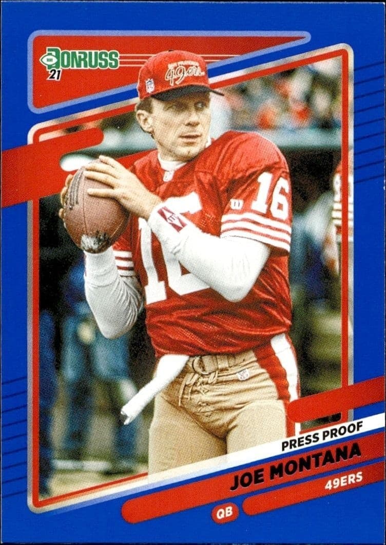 2021 Panini Donruss Joe Montana #57 trading card