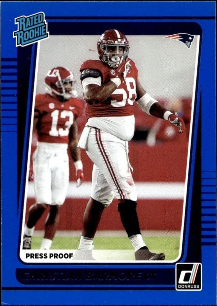 2021 Panini Donruss Christian Barmore #349 trading card