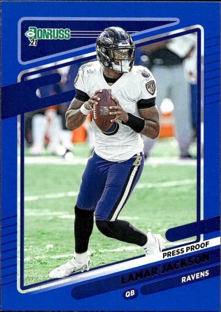 2021 Panini Donruss Lamar Jackson #239 trading card