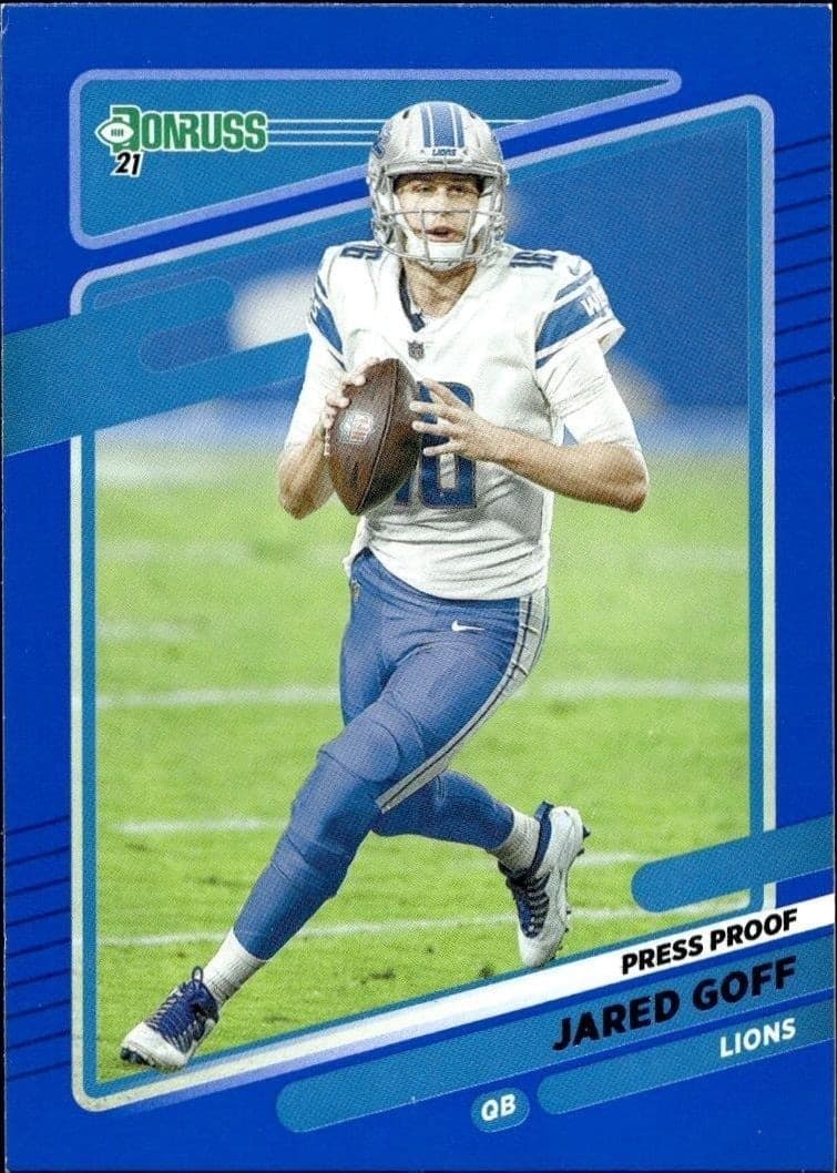 2021 Panini Donruss Jared Goff #170 trading card