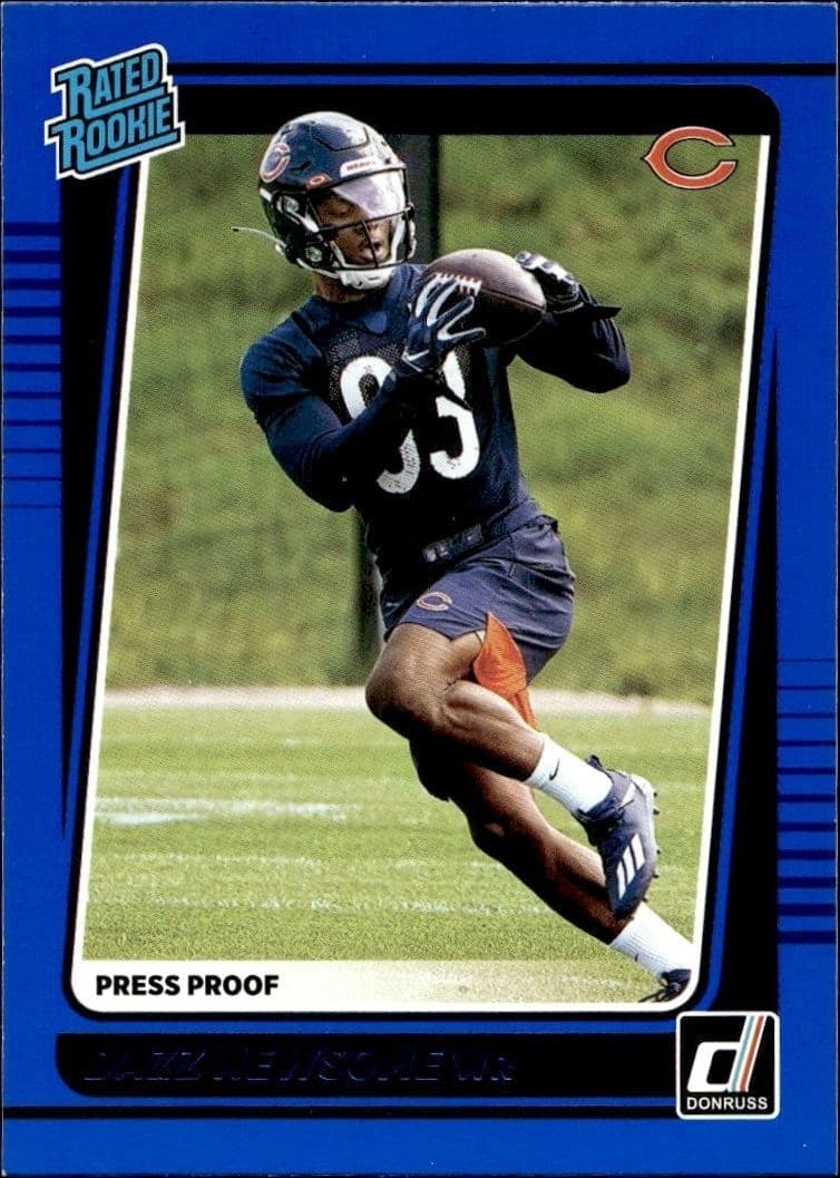 2021 Donruss Blue Dazz Newsome #320 trading card