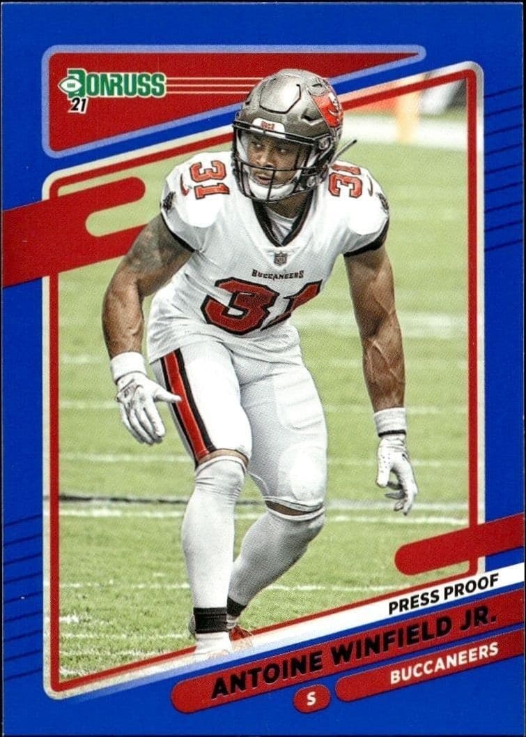 2021 Donruss Blue Antoine Winfield Jr. #106 trading card