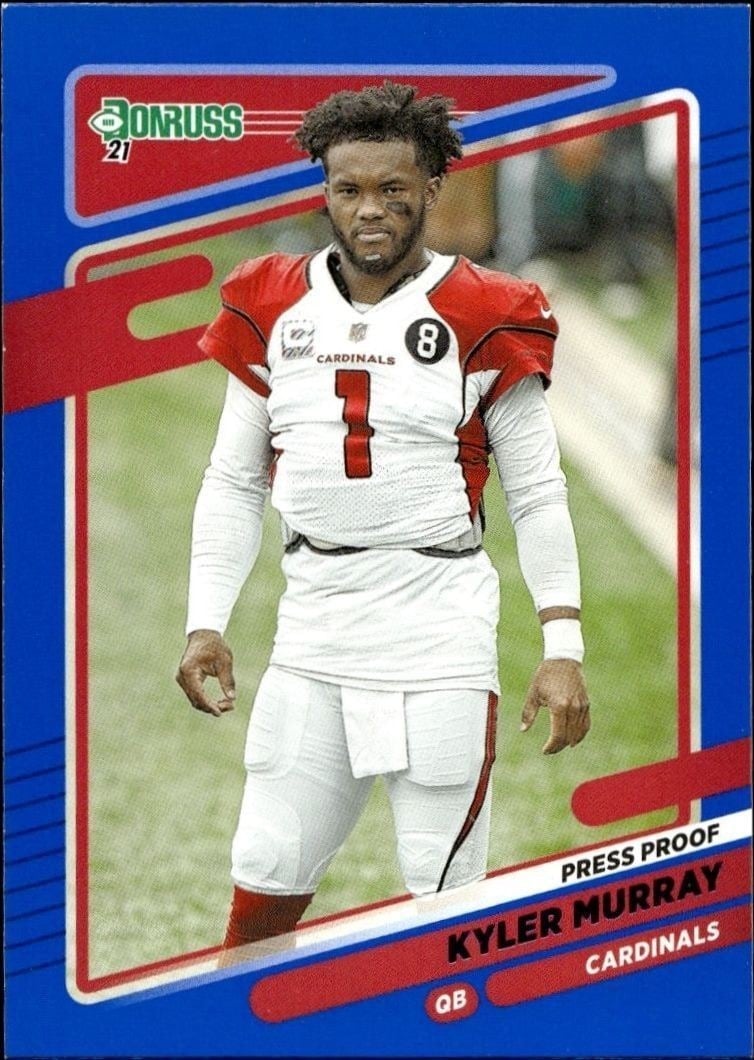2021 Donruss Blue Kyler Murray #245 trading card