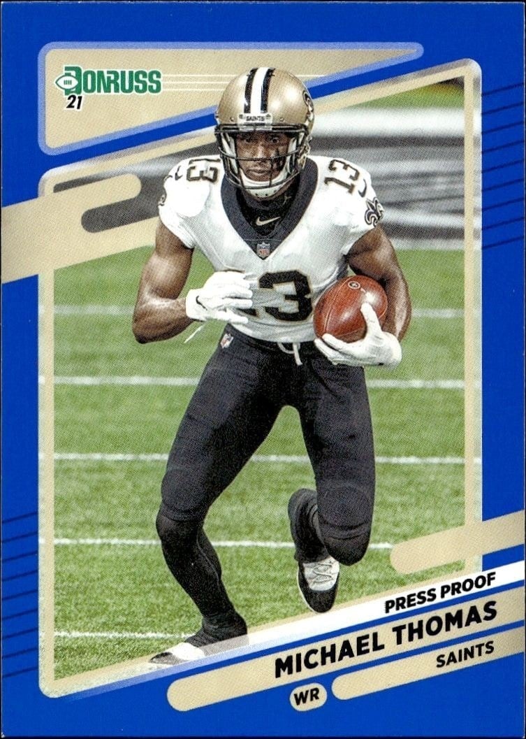 2021 Donruss Red Michael Thomas #96 trading card