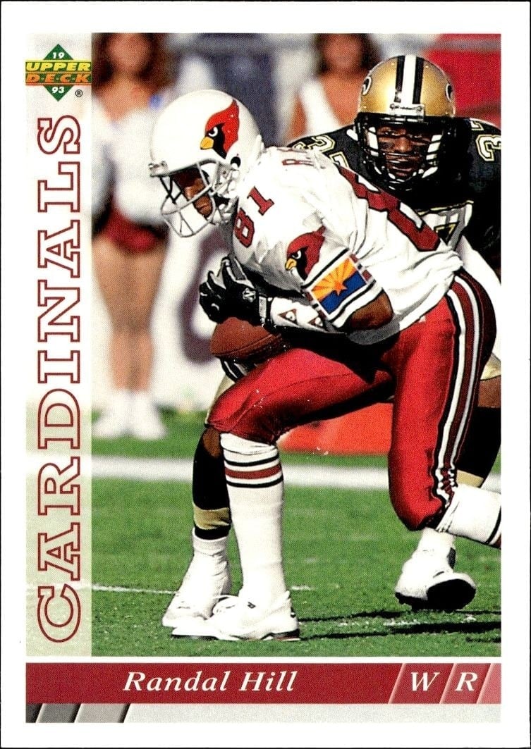 Randal Hill 1993 Upper Deck #245 Football Trading Card - Front 1993 Upper Deck Randal Hill #245 football trading card front