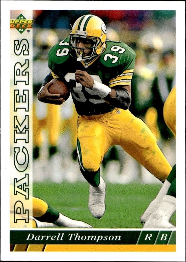 Darrell Thompson 1993 Upper Deck #99 Football Trading Card - Front 1993 Upper Deck Darrell Thompson #99 football trading card front