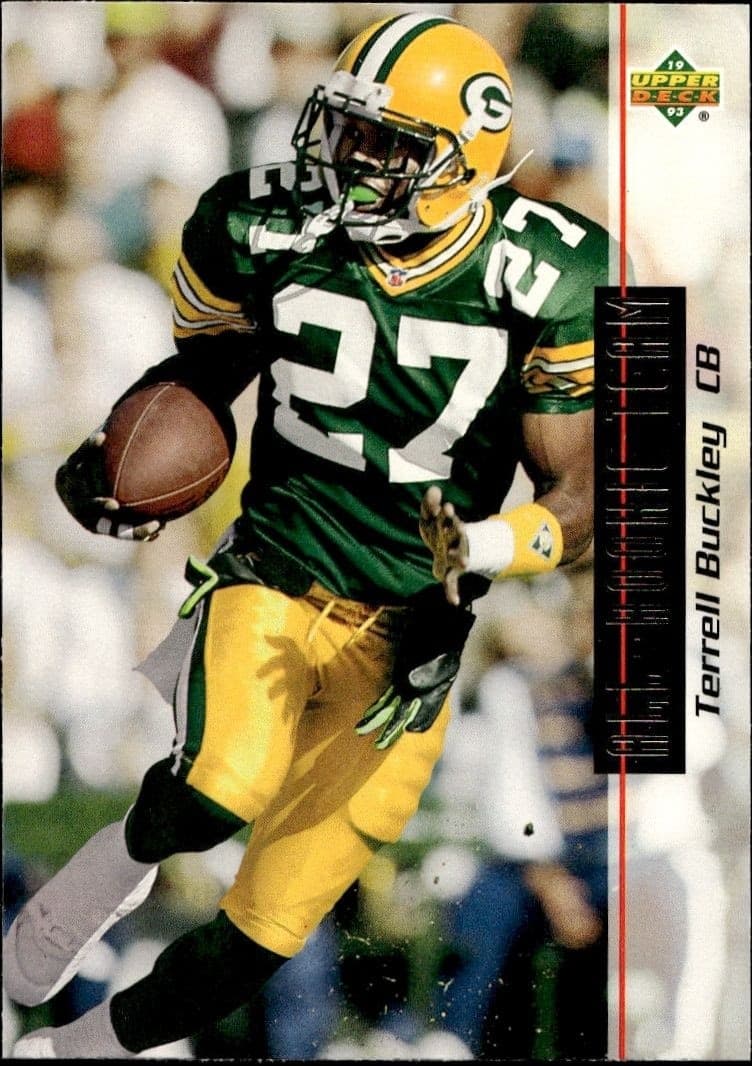 1993 Upper-Deck Terrell Buckley #52 trading card