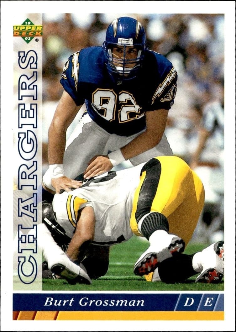 1993 Upper-Deck Burt Grossman #275 trading card