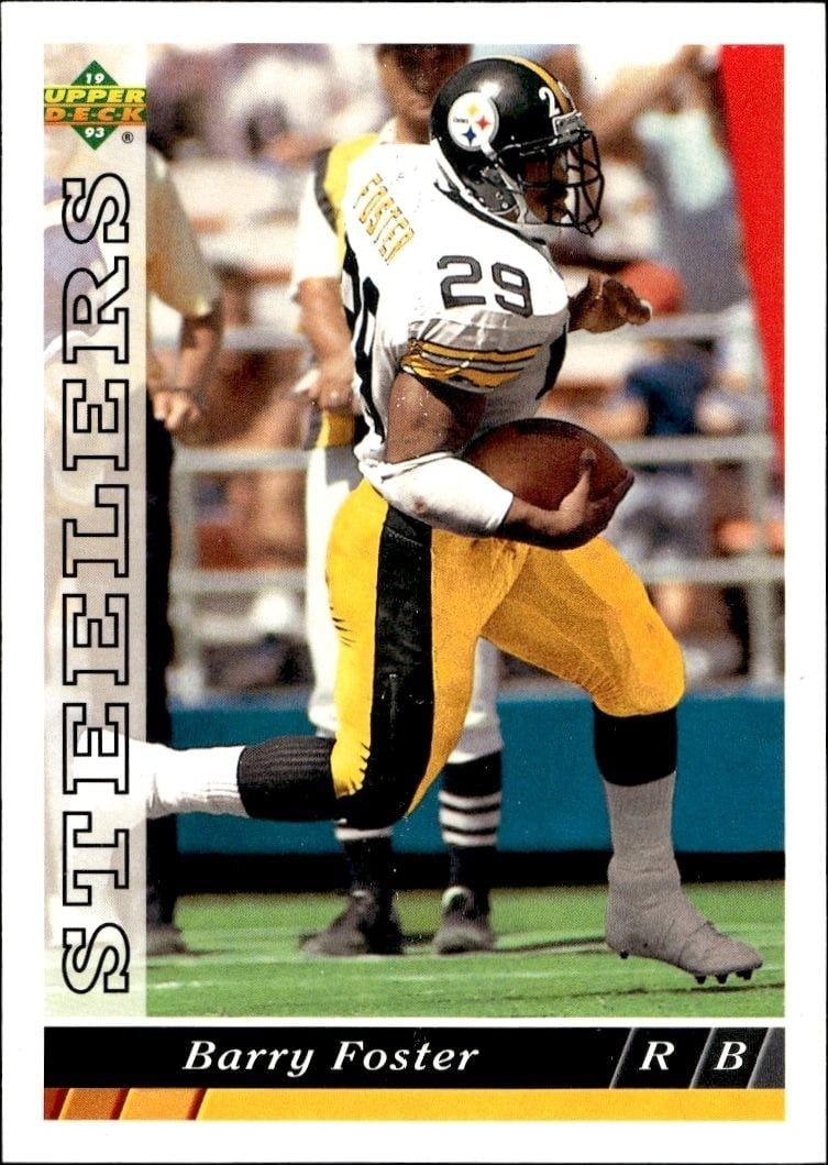 1993 Upper-Deck Barry Foster #345 trading card