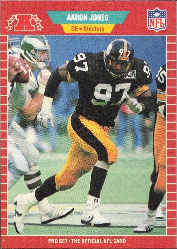 1989 Pro-Set Aaron Jones #350 trading card