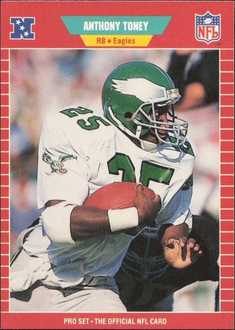 Buster Posey 1989 Pro Set #133 Football Trading Card - Front 1989 Pro Set Buster Posey #133 football trading card front