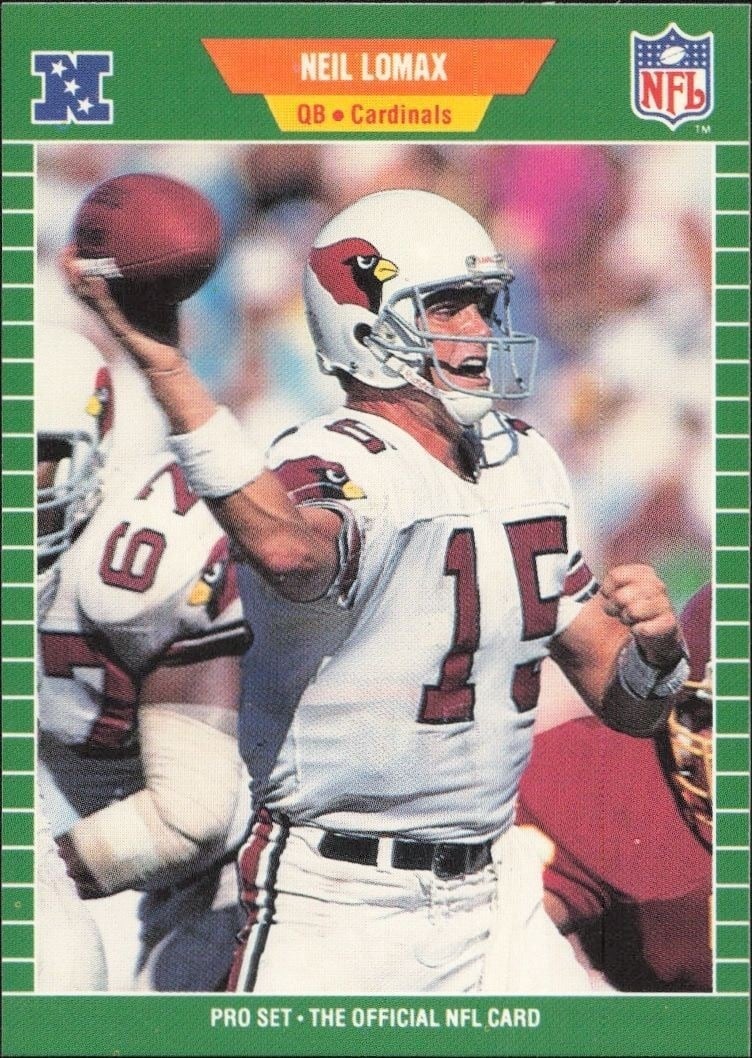 1989 Pro-Set Neil Lomax #331 trading card