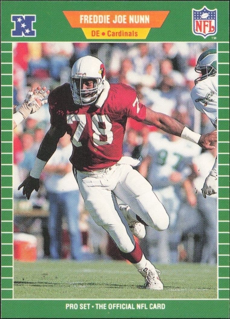 1989 Pro-Set Freddie Joe Nunn #336 trading card
