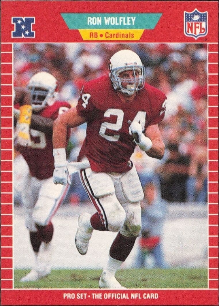 1989 Pro-Set Ron Wolfley #340 trading card