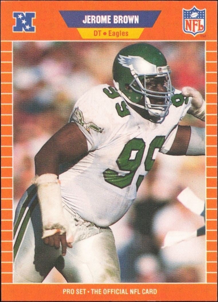 1989 Pro-Set Jerome Brown #312 trading card