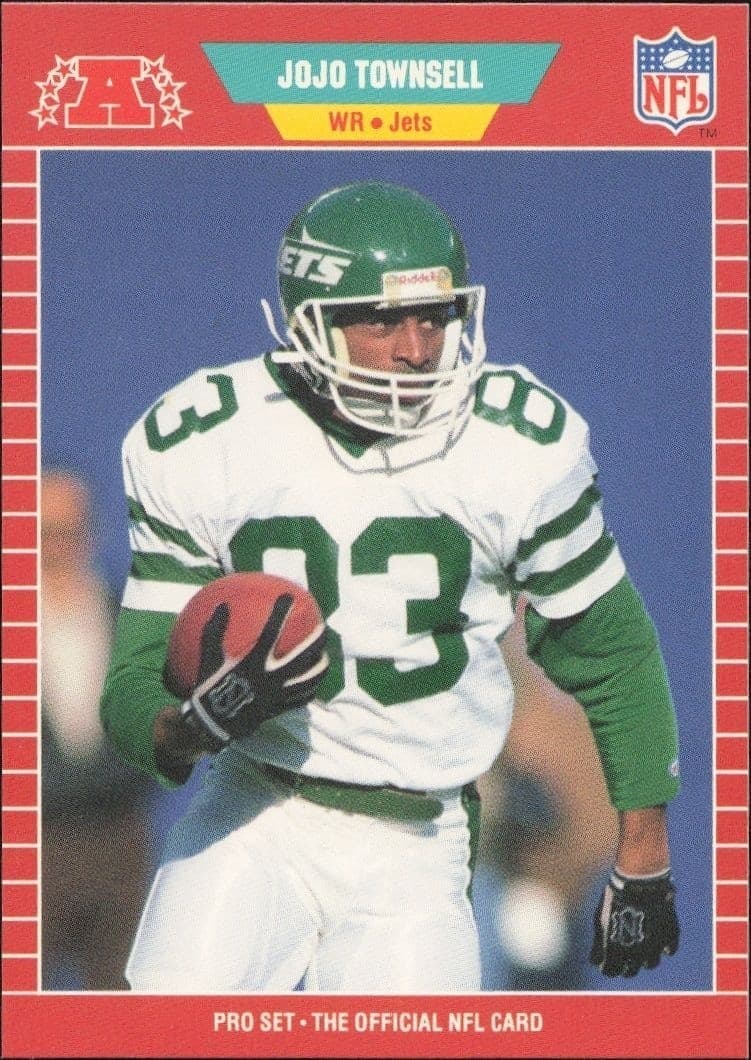 1989 Pro-Set Jo Jo Townsell #309 trading card