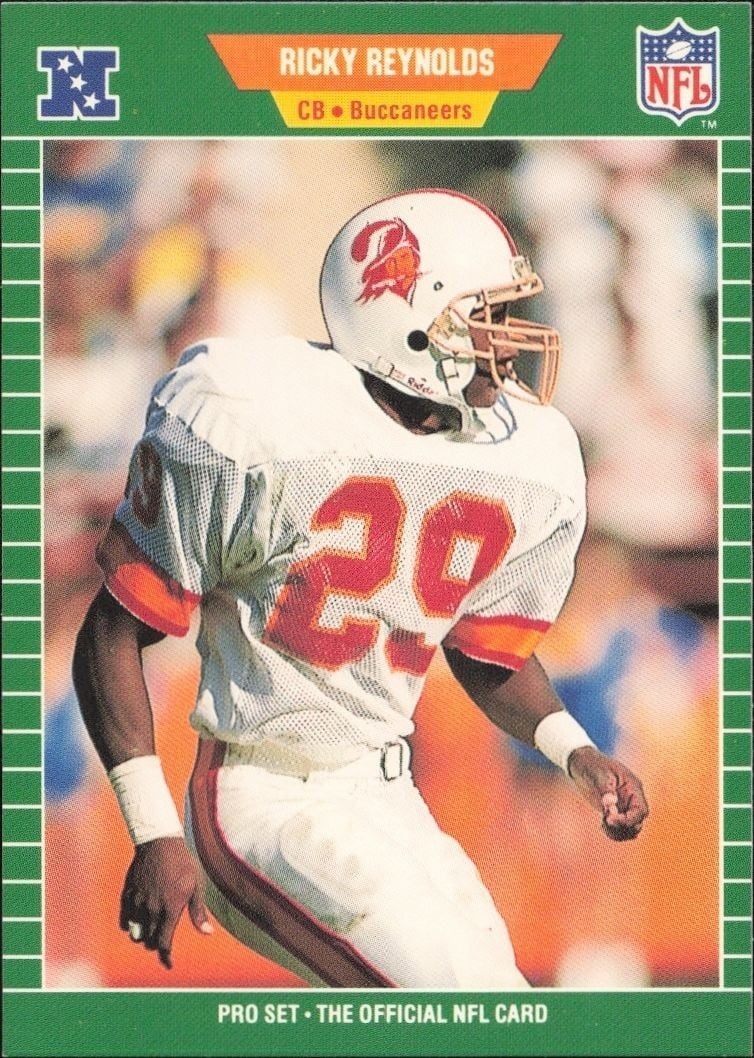1989 Pro-Set Ricky Reynolds #416 trading card