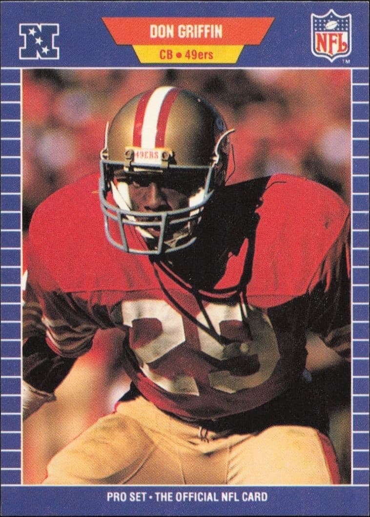 1989 Pro-Set Don Griffin #377 trading card