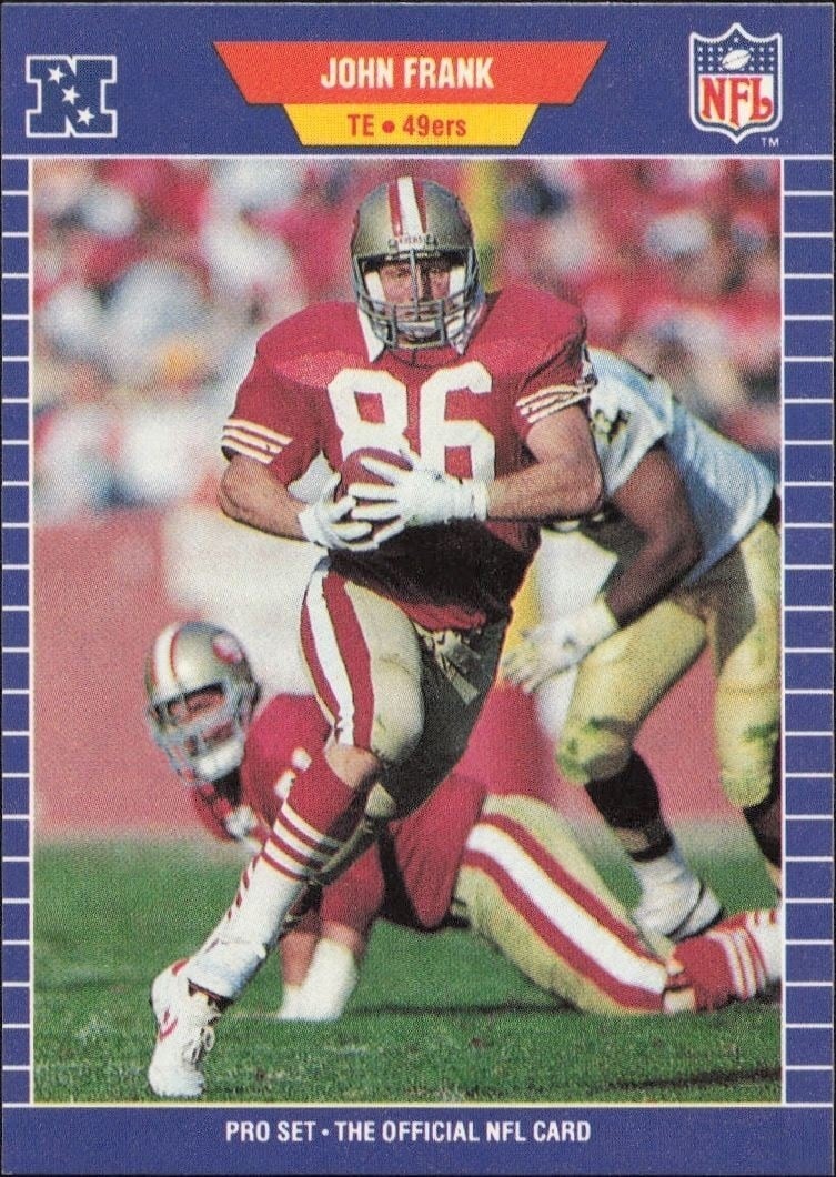 1989 Pro-Set John Frank #375 trading card