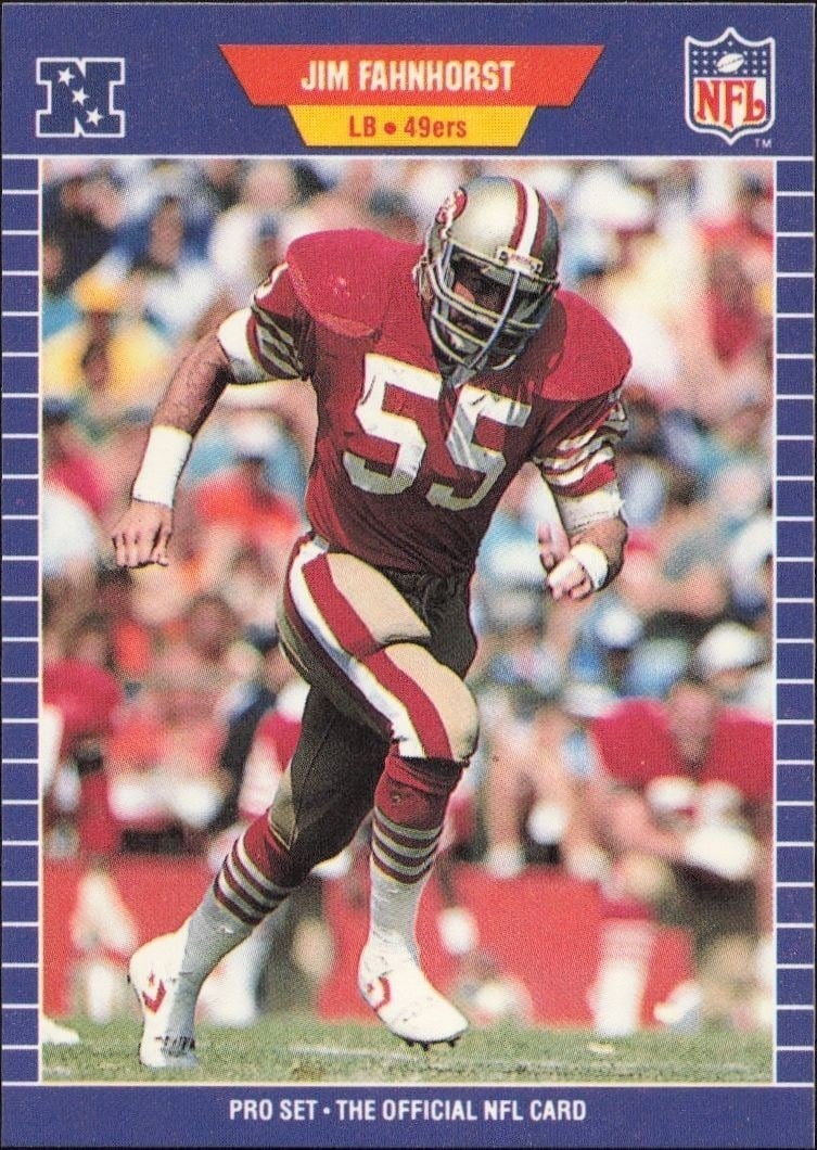 1989 Pro-Set Jim Fahnhorst #374 trading card