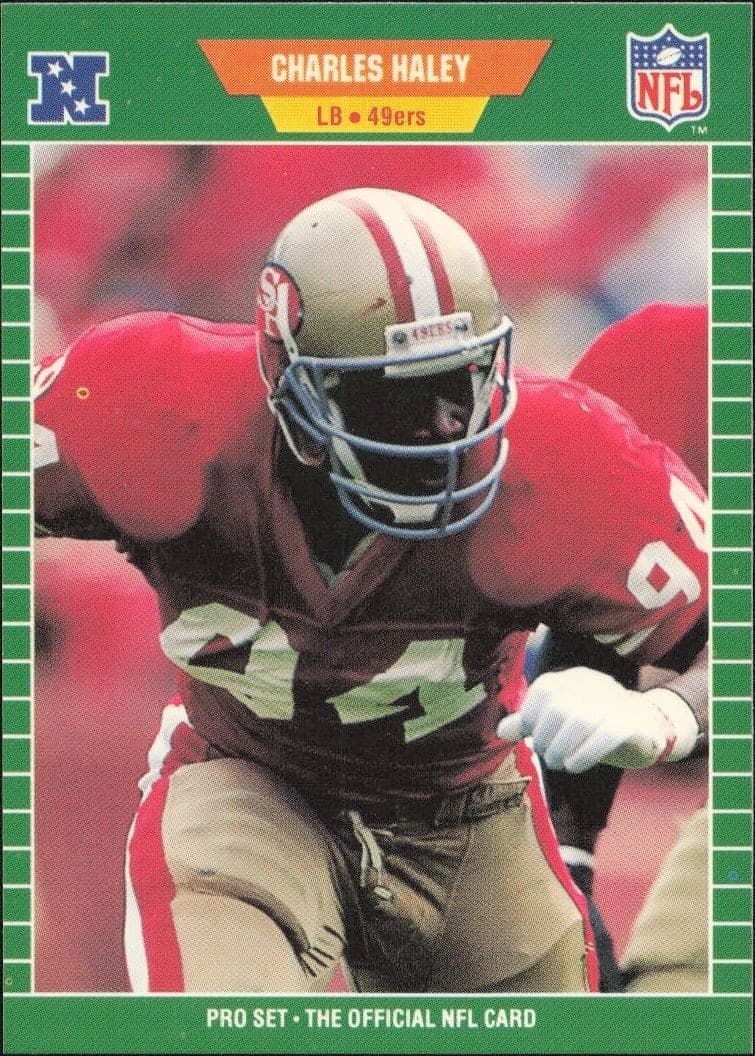 1989 Pro-Set Charles Haley #378 trading card