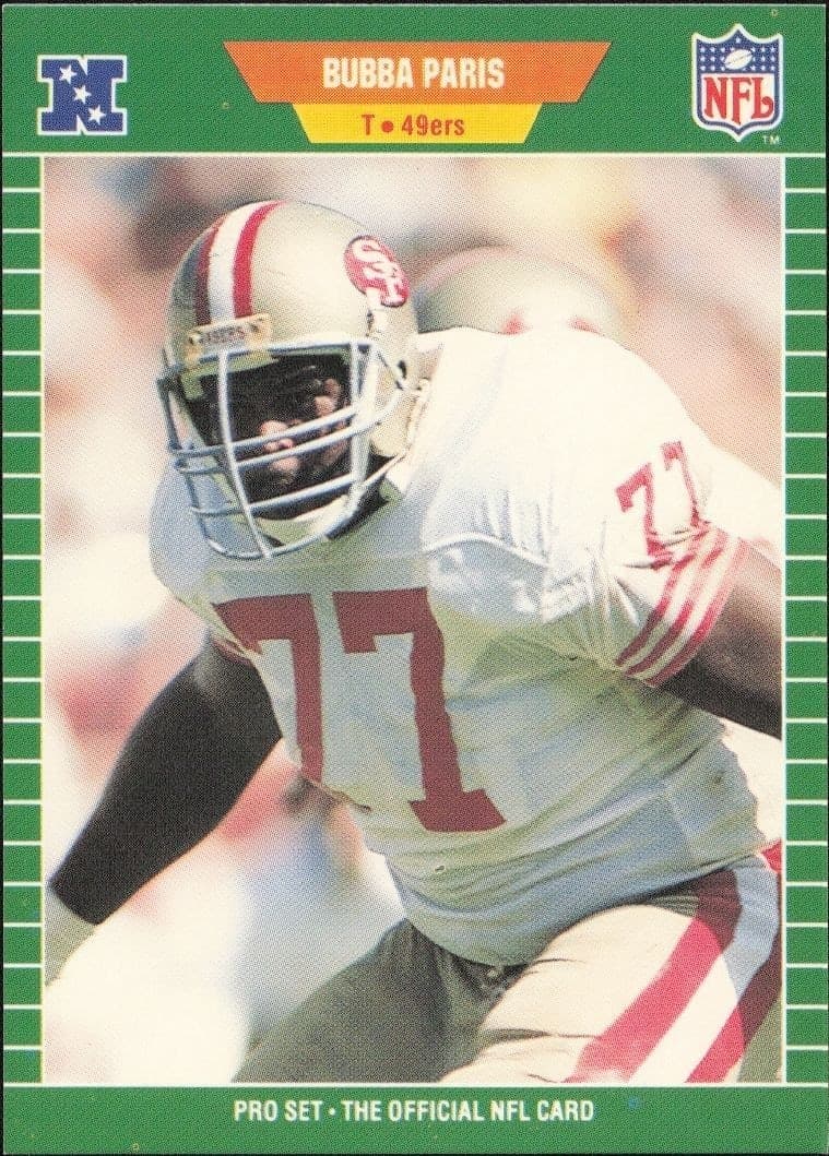 1989 Pro-Set Bubba Paris #387 trading card