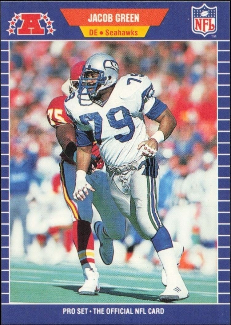 1989 Pro-Set Green Jacob Green #393 trading card
