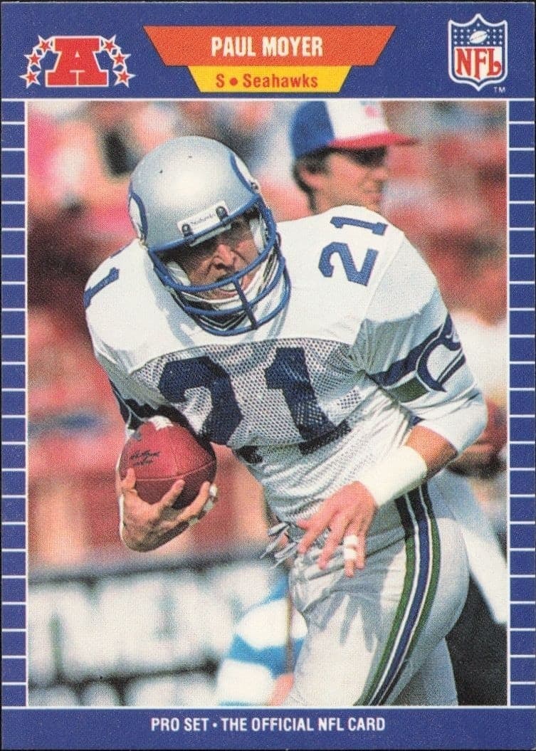 1989 Pro-Set Paul Moyer #398 trading card