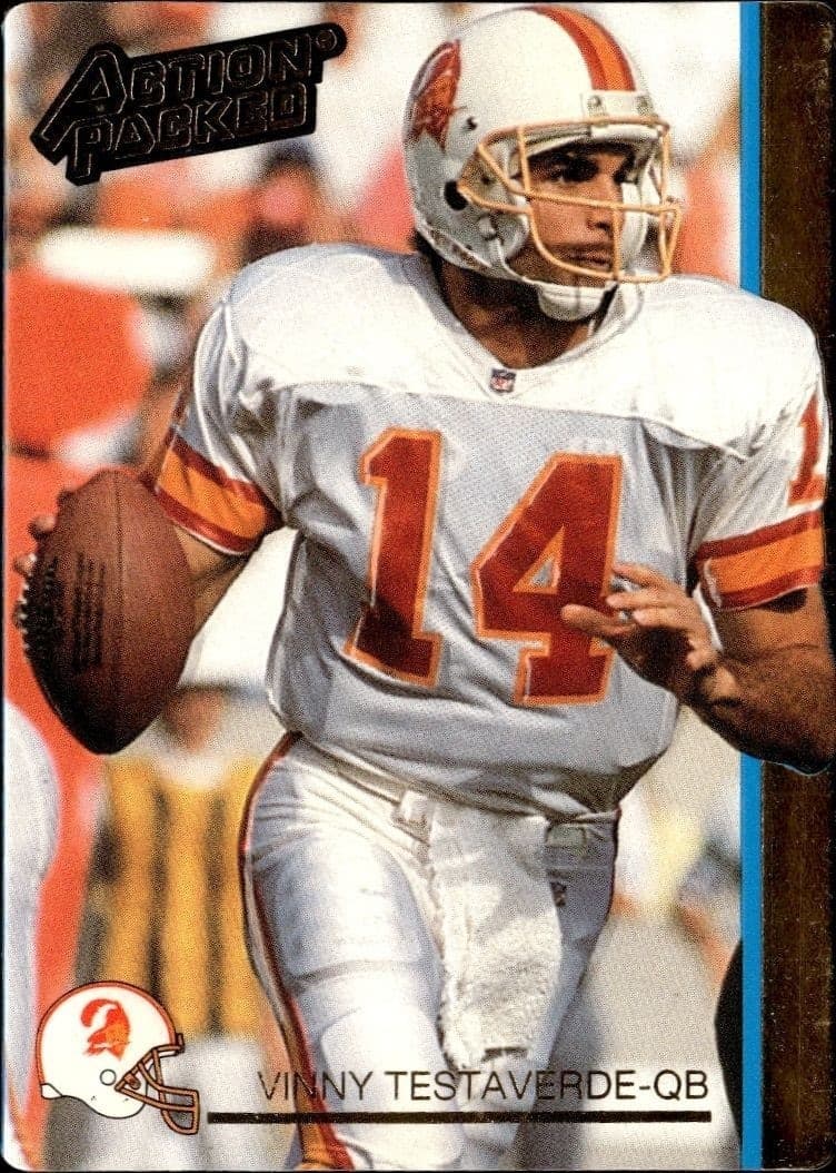 1992 Action-Packed Vinny Testaverde #265 trading card