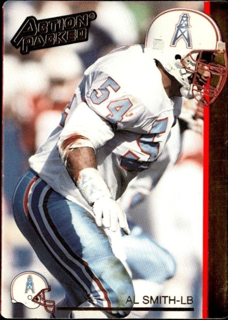 Al Smith 1992 Action Packed #94 Football Trading Card - Front 1992 Action Packed Al Smith #94 football trading card front
