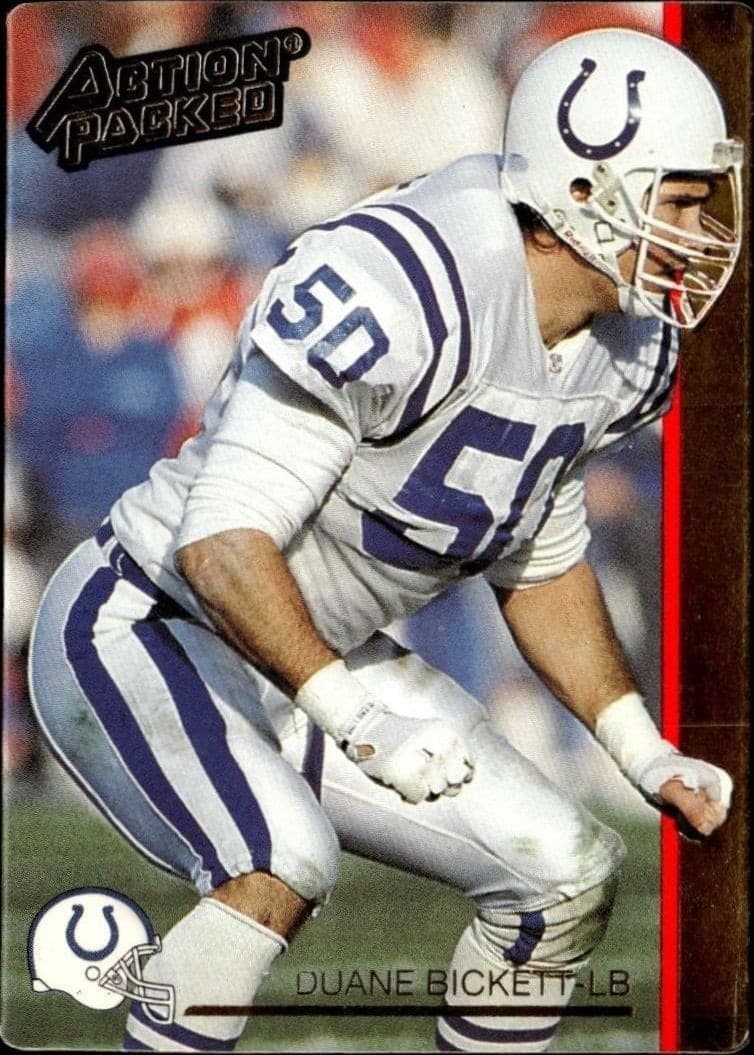 1992 Action-Packed Duane Bickett #102 trading card