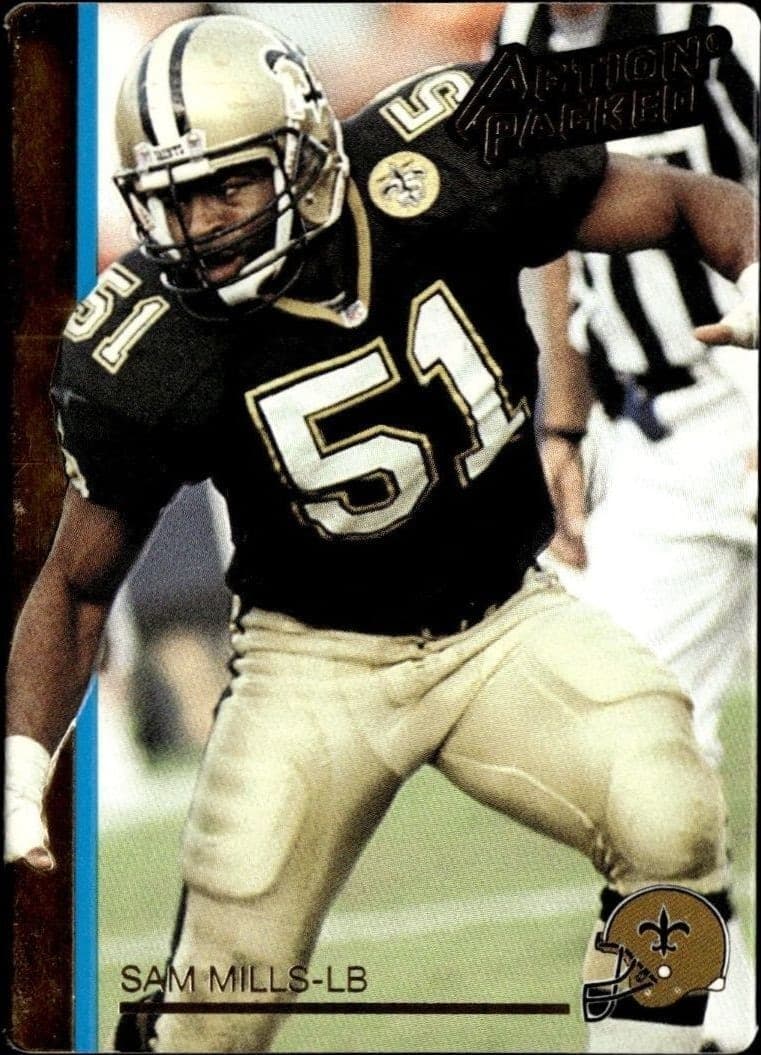 1992 Action-Packed Sam Mills #174 trading card