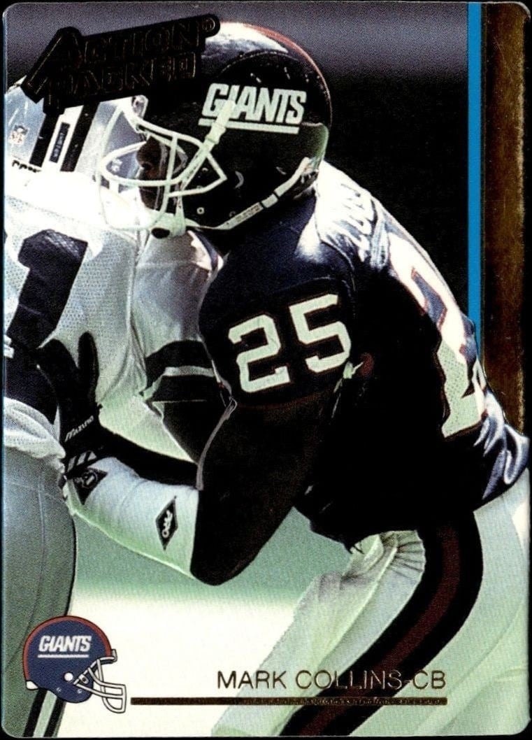 Mark Collins 1992 Action Packed #188 Football Trading Card - Front 1992 Action Packed Mark Collins #188 football trading card front