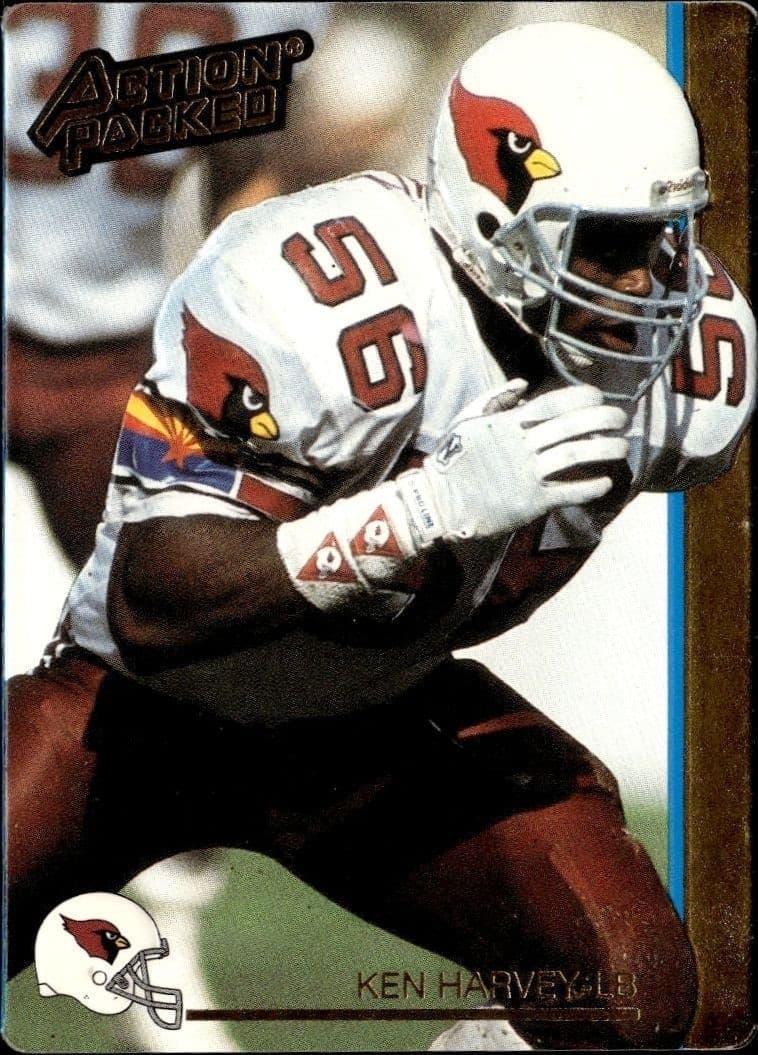 1992 Action-Packed Ken Harvey #212 trading card