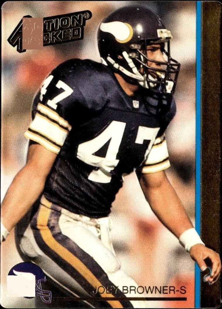 Joey Browner 1992 Action Packed #160 Football Trading Card - Front 1992 Action Packed Joey Browner #160 football trading card front