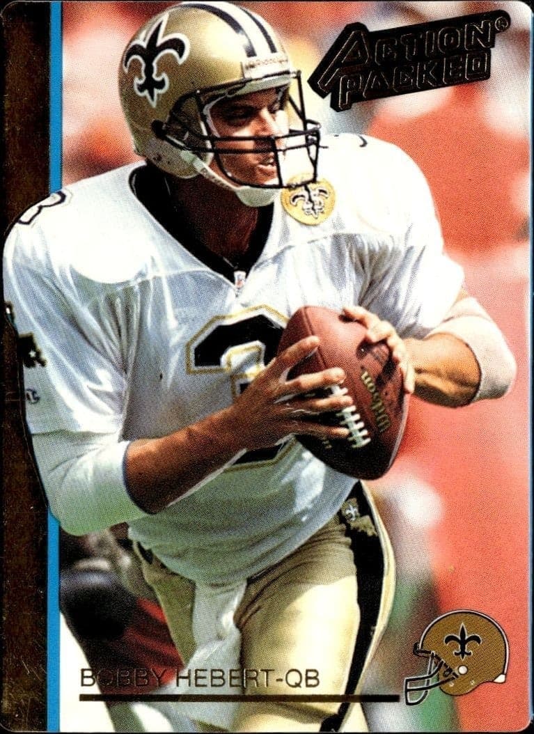 1992 Action-Packed Bobby Hebert #175 trading card