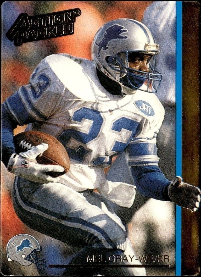 Mel Gray 1992 Action Packed #71 Football Trading Card - Front 1992 Action Packed Mel Gray #71 football trading card front