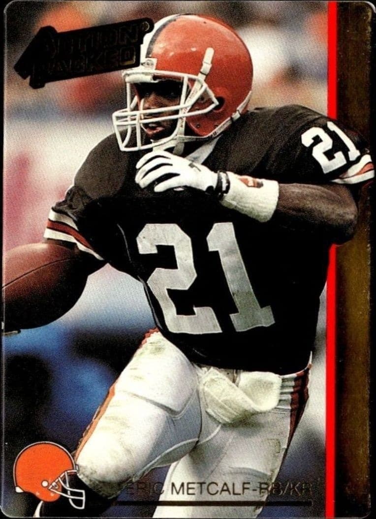 1992 Action-Packed Eric Metcalf #45 trading card