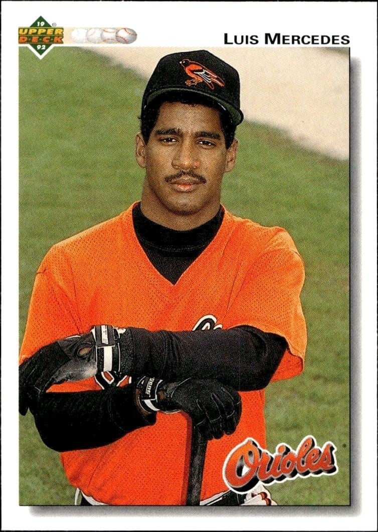Luis Mercedes 1992 Upper Deck #652 Baseball Trading Card - Front 1992 Upper Deck Luis Mercedes #652 baseball trading card front