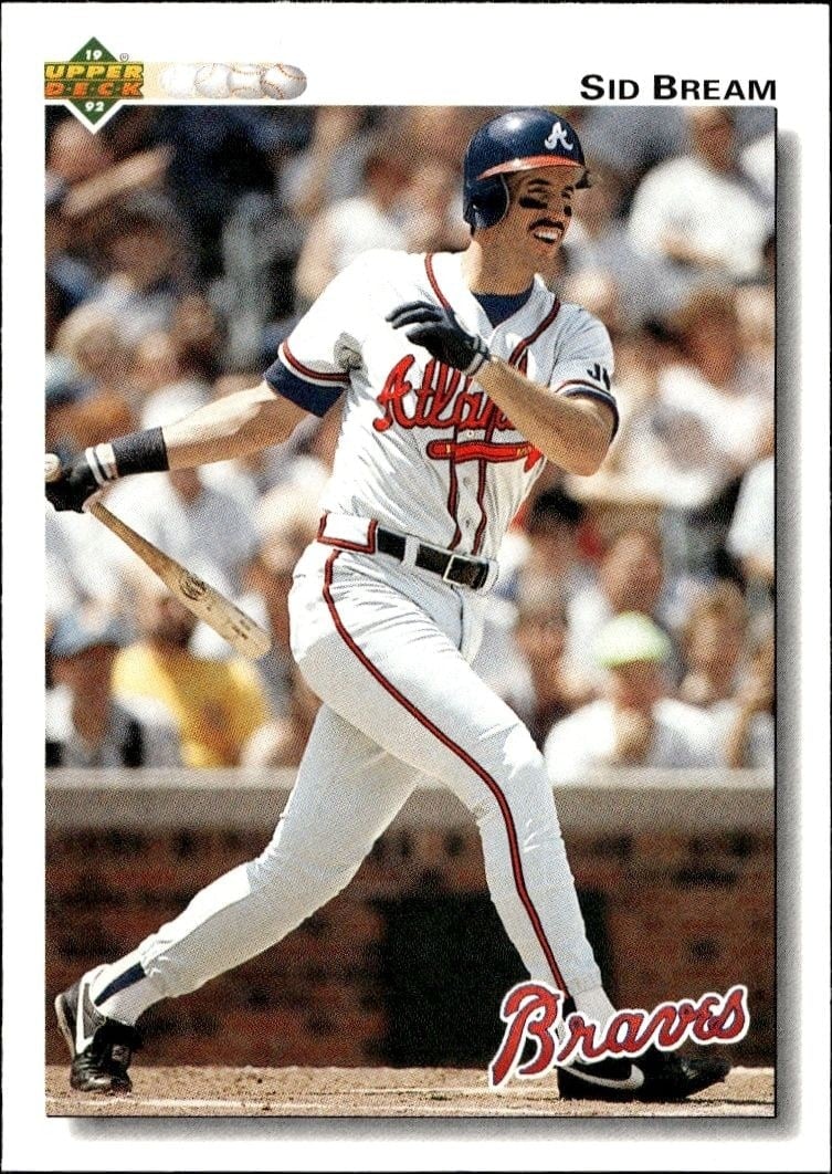 1992 Upper-Deck Sid Bream #495 trading card