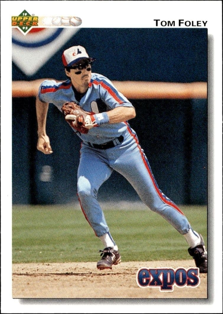1992 Upper-Deck Tom Foley #492 trading card