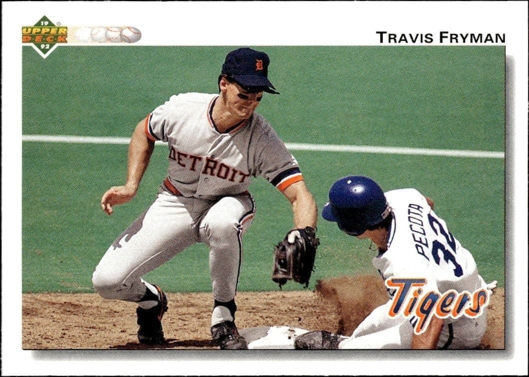 1992 Upper-Deck Travis Fryman #466 trading card