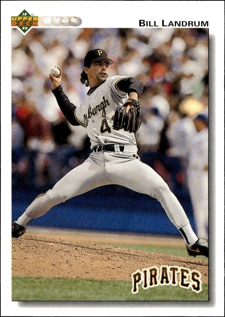 1992 Upper-Deck Bill Landrum #636 trading card