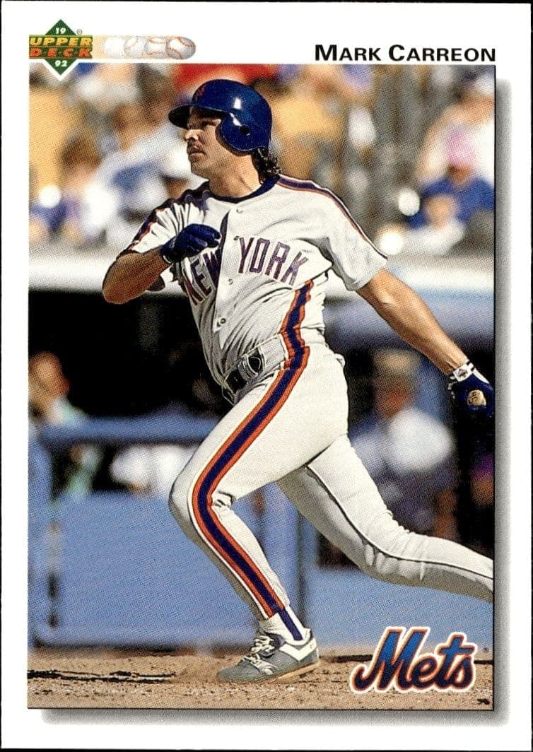 1992 Upper-Deck Mark Carreon #398 trading card